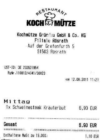 emth Hffner Kochmtze Restaurant